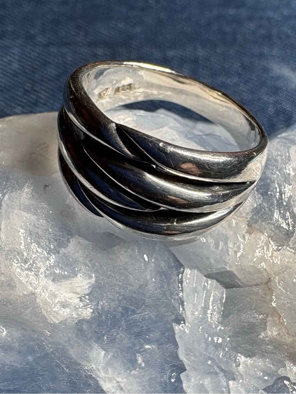 Sterling Silver Band Ring ~ Size 8
